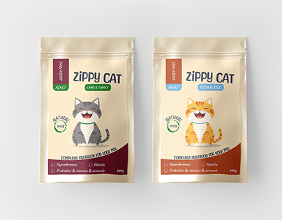 Design of cat food packaging