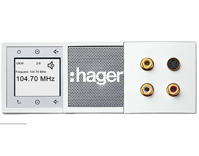 Advertising for Hager a new version of the Berker S1