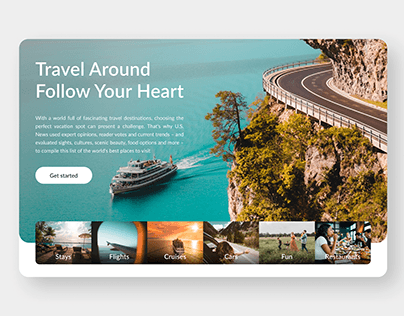 Travel Web Design | UIUX