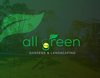 All Green Gardens & Landscaping Brand Identity