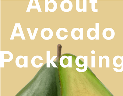 Study of nature packaging : Avocado