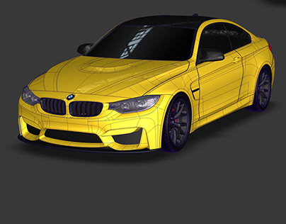 BMW M4 (Alias Modelling + VRED CGI Visualization )