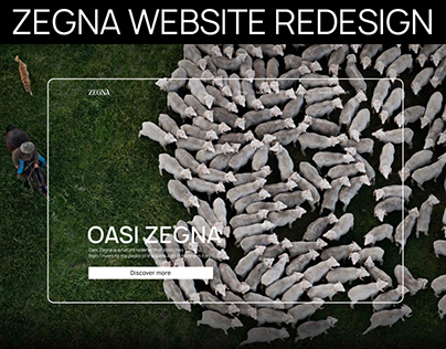 ZEGNA website redesign