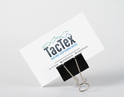 Logo design TacTex mining industry