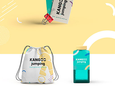 Corporate identity. Concept. Kangoo jumping