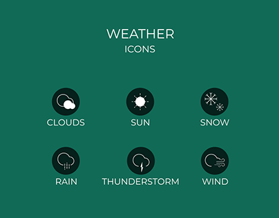 Weather Icons Design + Speed Art