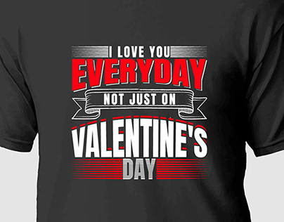 Valentine's Day T-shirt design