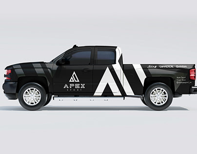 Apex Sport Truck Wrap Design | Car Wrap Design