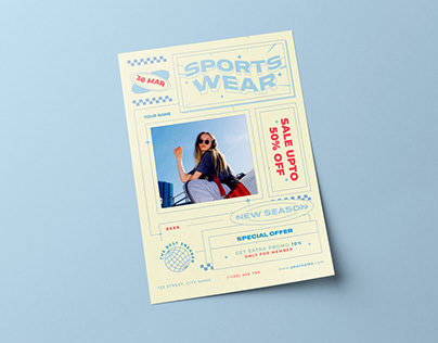 Sports Wear Sale Flyer