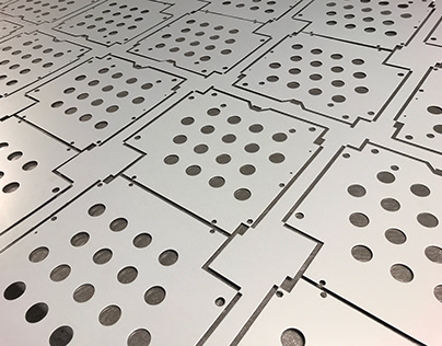CNC punched fan heater motor end plates