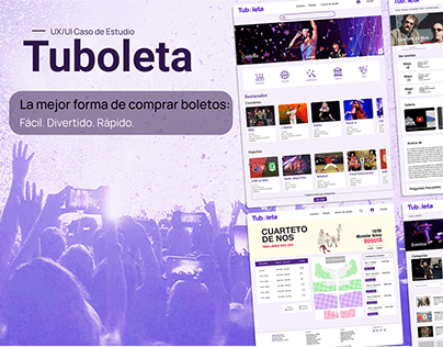Project thumbnail - UX/UI Caso de Estudio | Tuboleta.com (Español)