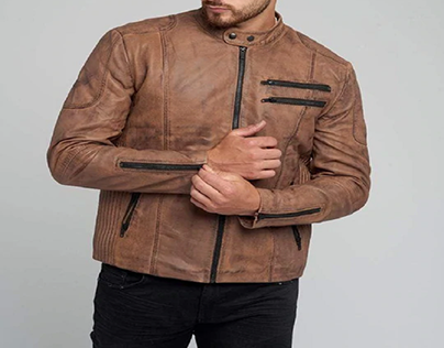 Leo Brown Leather Jacket