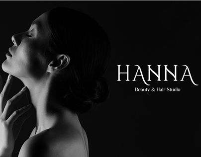 HANNA beauty salon. Logotype. Branding. Identity