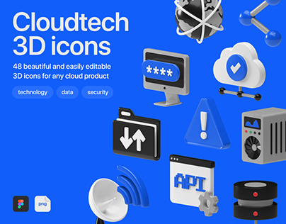 Cloudtech 3D icons