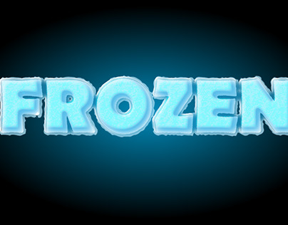 Frozen text effect in Adobe Illustrator
