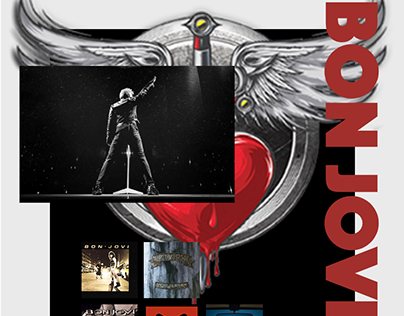 Bon Jovi Website Redesign