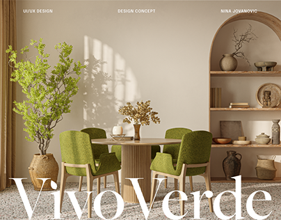 VivoVerde | Furniture E-commerce Design Concept