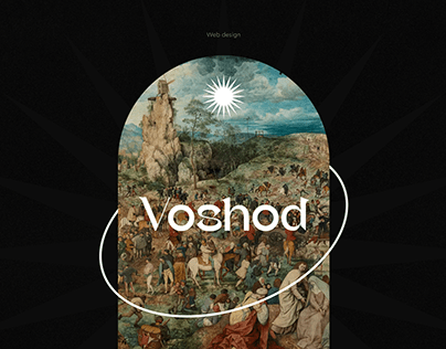 Voshod art. Web design