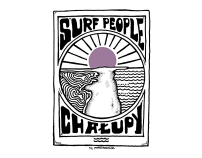 Project thumbnail - Surf People Chałupy · Illustration · Wear · Clothing