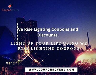 We Rise Lighting Coupons