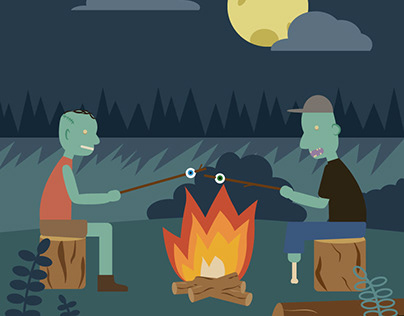 Zombie Campfire