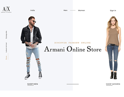 Armani Exchange New Concept Design