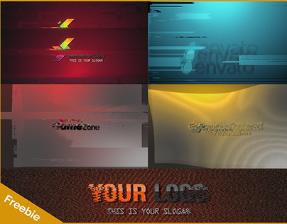 Glitch Logo Pack - FREE AFTER EFFECTS TEMPLATE