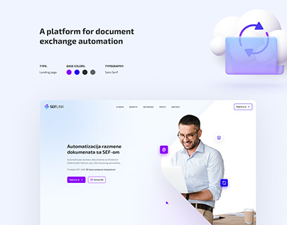 Document exchange automation website design