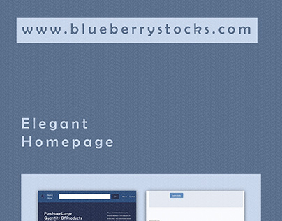 Website Design: blueberrystocks.com