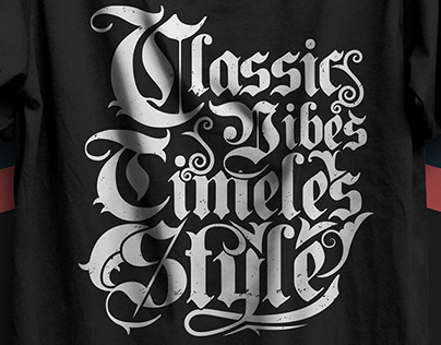 Vintage Typography T-Shirt Design
