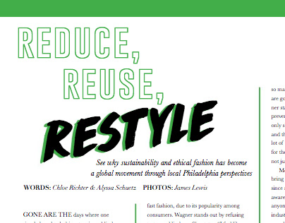 D&M Magazine 2018: Reduce, Reuse, Restyle