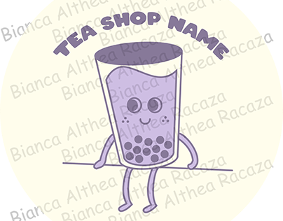 Generic Milk Tea Shop Logo