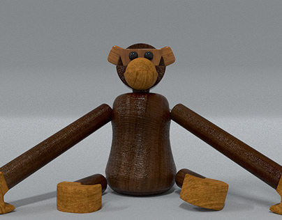 laos Wood Monkey