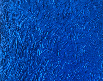 Homages to Yves Klein Blue  Abstraction Lazurite