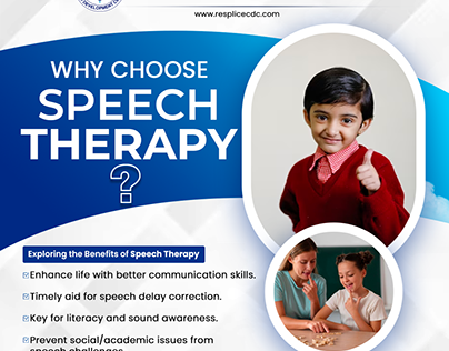 speech therapy flyer