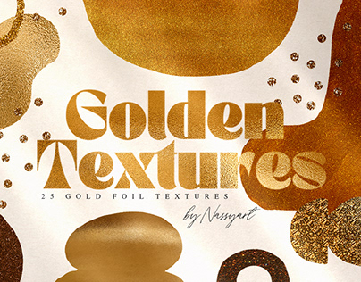 Gold Foil Glitter Paper Vol.2