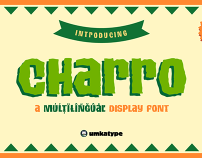 Charro - Eroded Display Font