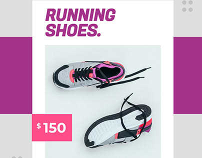 Running Shoes Promotion Instagram Post