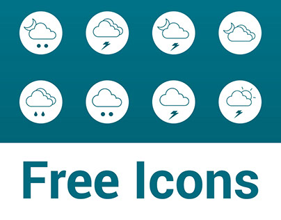 Free Weather Line Icons