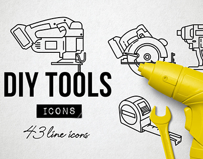 DIY Tools Icons - Makerspace