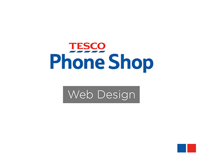 Tesco Phone Shop: Web Design