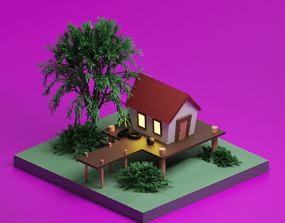 Swamp House 3D