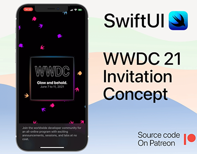 Project thumbnail - WWDC 21 invitation concept
