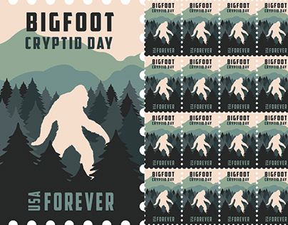 Forever Stamp: Cryptid Day