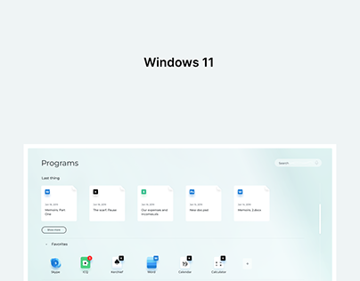 Windows 11, concepts