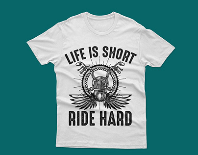 Vintage Motorcycle T-shirt Design