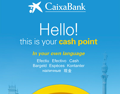 CaixaBank | Vinilo cajeros