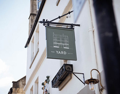 The Yard in Bath branding