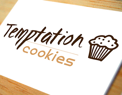 Logotipo. Empresa: Temptation cookies.