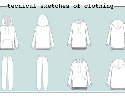 TECNICAL SKETCHES OF CLOTHING